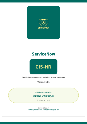 CIS-HR Exam Questions Answers Dumps PDF Practice Test